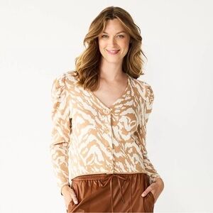 Nine West Puff Sleeve Cardigan 💕